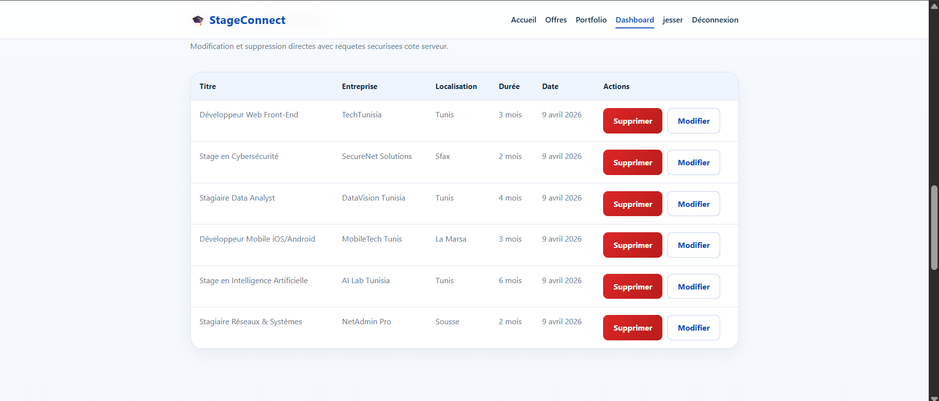 StageConnect AI assistant widget screenshot